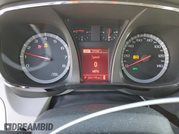 2014 GMC Terrain SLE with VIN 2GKALMEK4E6110663, listed as a Copart auction lot 61054615 with 91,175 mi miles and Salvage title. Bid and sale history available at DreamBid. Image 9.
