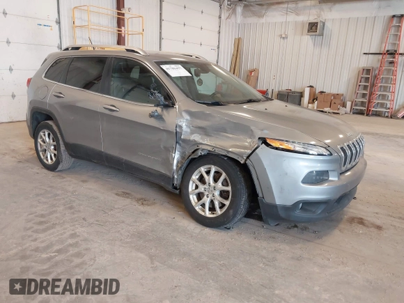 2014 Jeep Cherokee Latitude with VIN 1C4PJLCS1EW106004, listed as a IAAI auction lot 41786457 with 145,588 mi miles. Bid and sale history available at carsss.com. Image 1.