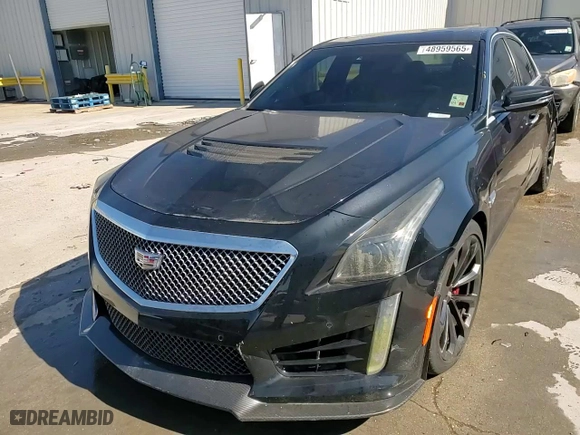 2017 Cadillac CTS-V Sedan with VIN 1G6A15S69H0171280, listed as a Copart auction lot 48959565 with 0 mi miles and Non Repairable. Bid and sale history available at carsss.com. Image 14.
