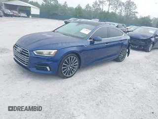 2018 Audi A5 Sportback Premium Plus with VIN WAUBNCF51JA010348, listed as a IAAI auction lot 42158517 with 78,731 mi miles and . Bid and sale history available at DreamBid. Image 2.