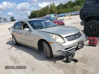 2003 Infiniti G35 w/Leather with VIN JNKCV51E33M315912, listed as a Copart auction lot 72237084 with Not Provided miles and Salvage Title. Bid and sale history available at DreamBid. Image 4.