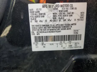 2013 Ford Edge SEL with VIN 2FMDK4JC5DBA75241, listed as a Copart auction lot 51934165 with 172,129 mi miles and Salvage Title. Bid and sale history available at carsss.com. Image 13.