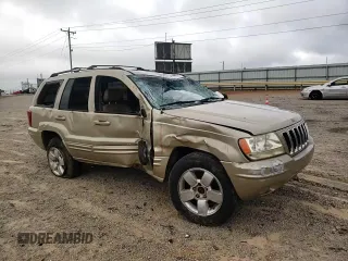2001 Jeep Grand Cherokee Limited with VIN 1J4GW58S11C649736, listed as a Copart auction lot 66080214 with 199,584 mi miles and Salvage Title. Bid and sale history available at carsss.com. Image 12.
