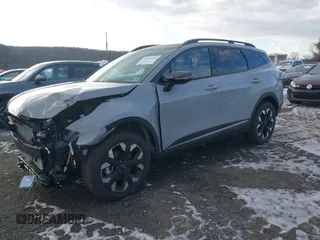 2024 Kia Sportage X-Line with VIN 5XYK6CDF5RG227554, listed as a IAAI auction lot 41513681 with 3,424 mi miles and . Bid and sale history available at carsss.com. Image 2.