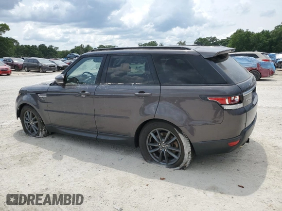 2016 Land Rover Range Rover Sport HSE with VIN SALWR2VF5GA544080, listed as a Copart auction lot 56178325 with 128,176 mi miles and Salvage Title. Bid and sale history available at DreamBid. Image 2.