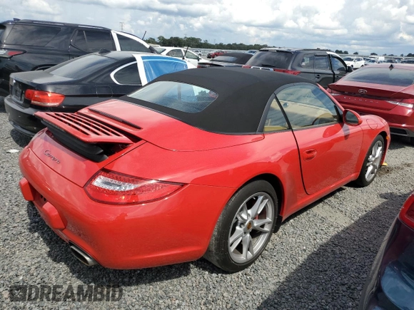 2009 Porsche 911 Carrera with VIN WP0CA29969S740564, listed as a Copart auction lot 73812574 with Not Provided miles and Salvage Title. Bid and sale history available at carsss.com. Image 3.
