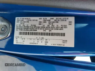 2020 Ford Escape Titanium z VIN 1FMCU9J90LUB15564, wystawiony jako Copart lot #59673625 z przebiegiem 84 474 mil mil oraz Czysty tytuł • Clean title. Historia ofert i sprzedaży dostępna na DreamBid. Obrazek 13.