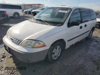 2002 Ford Windstar LX with VIN 2FMZA504X2BB27923, listed as a Copart auction lot 43939445 with 102,133 mi miles and Salvage Title. Bid and sale history available at carsss.com. Image 1.