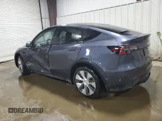 2022 Tesla Model Y Long Range with VIN 7SAYGDEE7NF422837, listed as a Copart auction lot 55271665 with 52,976 mi miles and Clean Title. Bid and sale history available at DreamBid. Image 2.