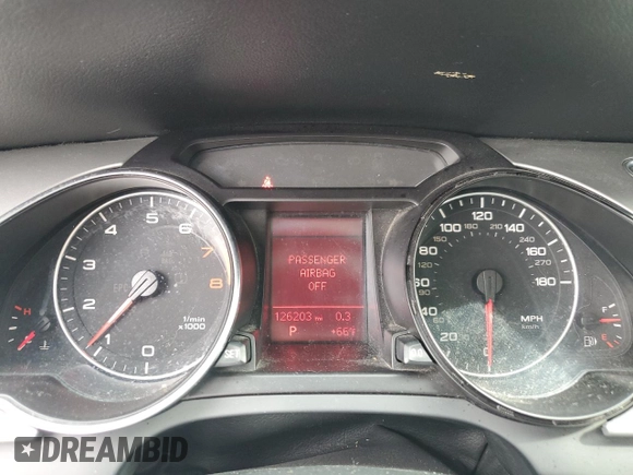 2012 Audi A5 2.0T Premium Plus with VIN WAULFAFR7CA001522, listed as a Copart auction lot 49474165 with 126,203 mi miles and Salvage Title. Bid and sale history available at carsss.com. Image 9.
