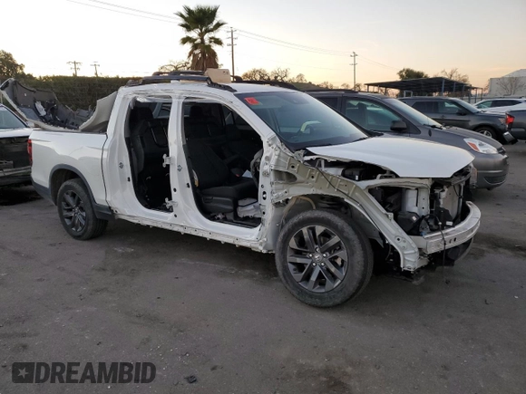 2021 Honda Ridgeline Sport with VIN 5FPYK3F13MB000426, listed as a Copart auction lot 88468325 with 16,513 mi miles and Salvage title. Bid and sale history available at DreamBid. Image 4.