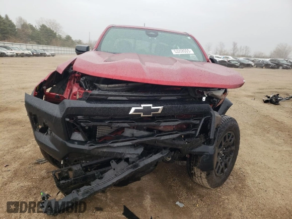 2023 Chevrolet Colorado 4WD Trail Boss z VIN 1GCPTEEK7P1252328, wystawiony jako Copart lot #53208005 z przebiegiem Nie podano mil oraz Szkoda całkowita • Salvage title. Historia ofert i sprzedaży dostępna na DreamBid. Obrazek 5.