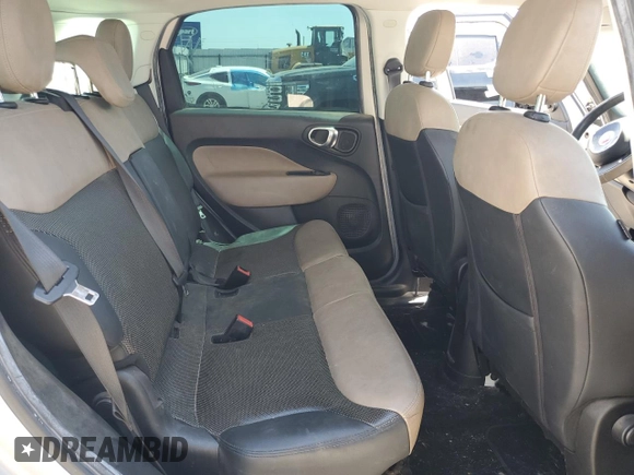 2014 FIAT 500L Lounge with VIN ZFBCFACHXEZ008504, listed as a Copart auction lot 64678195 with 98,957 mi miles and Salvage title. Bid and sale history available at DreamBid. Image 10.
