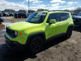 2018 Jeep Renegade Latitude z VIN ZACCJABH8JPJ14906, wystawiony jako Copart lot #50329605 z przebiegiem 73 731 mil mil oraz Czysty tytuł • Clean title. Historia ofert i sprzedaży dostępna na DreamBid. Obrazek 1.