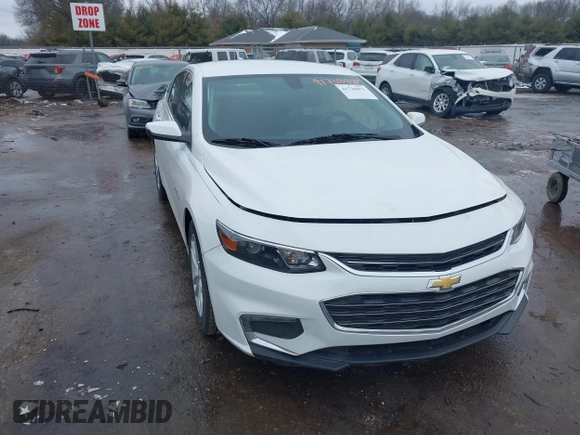 2018 Chevrolet Malibu LT with VIN 1G1ZD5ST0JF100011, listed as a IAAI auction lot 41738471 with 130,000 mi miles. Bid and sale history available at carsss.com. Image 1.