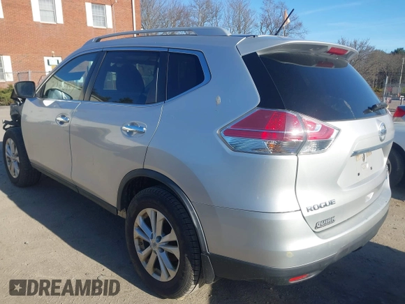 2014 Nissan Rogue S with VIN 5N1AT2MV9EC757137, listed as a IAAI auction lot 41826847 with 170,793 mi miles. Bid and sale history available at carsss.com. Image 3.