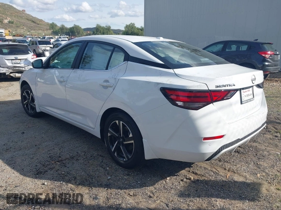 2024 Nissan Sentra SV with VIN 3N1AB8CV6RY362862, listed as a IAAI auction lot 41923401 with 12,332 mi miles and . Bid and sale history available at DreamBid. Image 3.