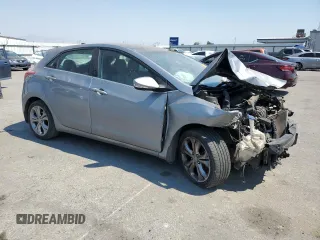 2014 Hyundai Elantra GT with VIN KMHD35LH5EU200326, listed as a Copart auction lot 61170234 with 0 mi miles and Salvage Title. Bid and sale history available at carsss.com. Image 4.