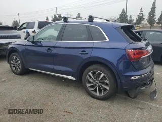 2021 Audi Q5 Premium with VIN WA1AAAFY1M2003515, listed as a Copart auction lot 55059915 with Not Provided miles and Salvage Title. Bid and sale history available at DreamBid. Image 2.