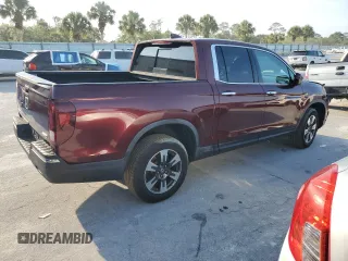 2017 Honda Ridgeline RTL-E z VIN 5FPYK3F79HB011456, wystawiony jako Copart lot #54184705 z przebiegiem 88 586 mil mil oraz Szkody całkowita. Historia ofert i sprzedaży dostępna na DreamBid. Obrazek 3.