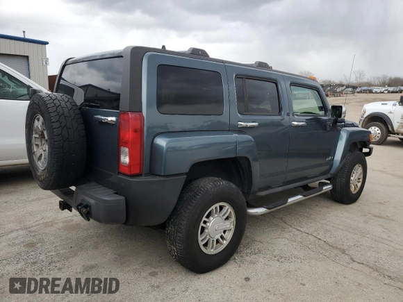 2006 Hummer H3 with VIN 5GTDN136868198709, listed as a Copart auction lot 79609024 with 156,599 mi miles and Clean Title. Bid and sale history available at carsss.com. Image 3.