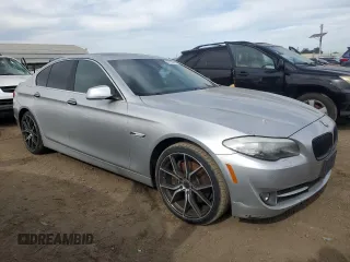 2012 BMW 5 Series 550i with VIN WBAFR9C5XCDV58508, listed as a Copart auction lot 47136085 with 170,034 mi miles and Salvage Title. Bid and sale history available at carsss.com. Image 4.
