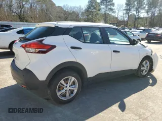 2020 Nissan Kicks S z VIN 3N1CP5BVXLL481108, wystawiony jako Copart lot #43599265 z przebiegiem 34 862 mil mil oraz Szkoda całkowita • Salvage title. Historia ofert i sprzedaży dostępna na DreamBid. Obrazek 3.