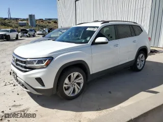 2021 Volkswagen Atlas 3.6L V6 SE w/Technology with VIN 1V2HR2CA9MC566296, listed as a Copart auction lot 54058315 with 56,297 mi miles and Clean Title. Bid and sale history available at carsss.com. Image 1.