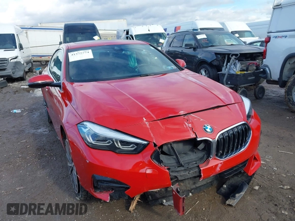 2020 BMW 2 Series 228i xDrive with VIN WBA73AK05L7F66529, listed as a IAAI auction lot 41575774 with 53,647 mi miles. Bid and sale history available at carsss.com. Image 6.
