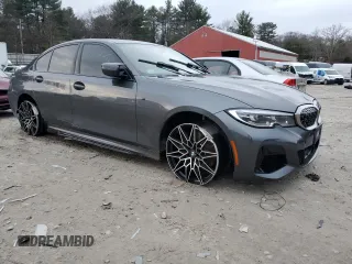 2020 BMW 3 Series M340i xDrive with VIN WBA5U9C04LFJ82455, listed as a Copart auction lot 70134262 with 38,736 mi miles. Bid and sale history available at carsss.com. Image 4.