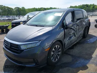 2023 Honda Odyssey EX-L z VIN 5FNRL6H67PB067555, wystawiony jako IAAI lot #42092976 z przebiegiem 14 915 mil mil oraz . Historia ofert i sprzedaży dostępna na DreamBid. Obrazek 2.