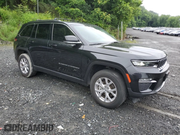 2022 Jeep Grand Cherokee Limited z VIN 1C4RJHBG7N8599324, wystawiony jako Copart lot #61001165 z przebiegiem 32 331 mil mil oraz Szkoda całkowita • Salvage title. Historia ofert i sprzedaży dostępna na DreamBid. Obrazek 4.