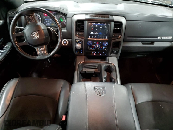 2018 Ram 1500 Rebel with VIN 1C6RR7YT8JS180068, listed as a Copart auction lot 44908605 with 123,408 mi miles and Salvage Title. Bid and sale history available at carsss.com. Image 8.