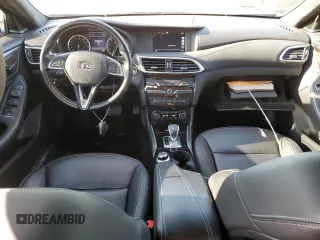 2018 Infiniti QX30 Luxury with VIN SJKCH5CR4JA056321, listed as a Copart auction lot 76099664 with 56,537 mi miles and Salvage Title. Bid and sale history available at DreamBid. Image 8.