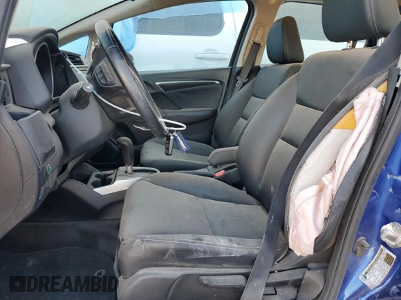 2017 Honda Fit EX-L with VIN JHMGK5H99HS018102, listed as a Copart auction lot 75699334 with Not provided miles and Salvage title. Bid and sale history available at DreamBid. Image 7.