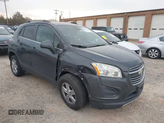 2016 Chevrolet Trax LT with VIN 3GNCJPSB1GL223301, listed as a IAAI auction lot 41675393 with 83,784 mi miles. Bid and sale history available at carsss.com. Image 1.