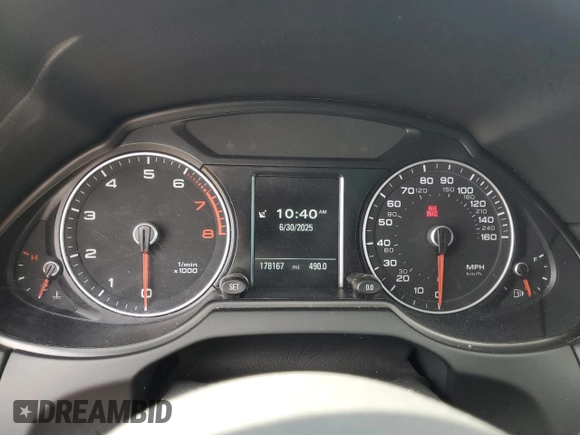 2015 Audi Q5 Premium Plus with VIN WA1DGAFP6FA087519, listed as a Copart auction lot 62782455 with 178,167 mi miles and Salvage title. Bid and sale history available at DreamBid. Image 9.