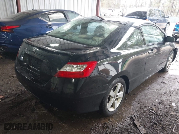 2007 Honda Civic Cpe EX with VIN 2HGFG11847H572891, listed as a IAAI auction lot 41791769 with 179,559 mi miles. Bid and sale history available at carsss.com. Image 4.