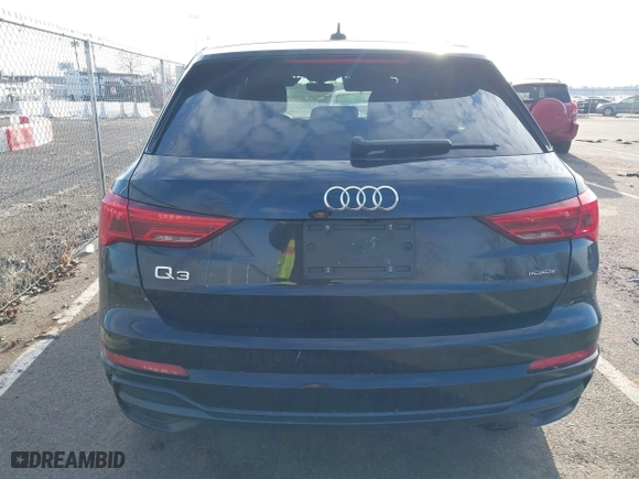 2020 Audi Q3 S line Premium Plus with VIN WA1EECF30L1105527, listed as a IAAI auction lot 41336600 with 48,457 mi miles. Bid and sale history available at carsss.com. Image 15.