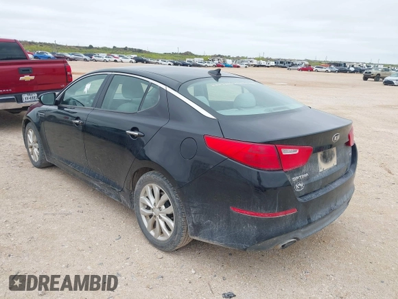 2015 Kia Optima LX with VIN 5XXGM4A71FG399420, listed as a IAAI auction lot 41928688 with 163,440 mi miles. Bid and sale history available at carsss.com. Image 3.