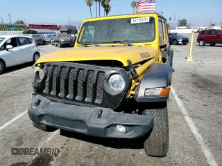 2020 Jeep Wrangler Unlimited Sport S с VIN 1C4HJXDG1LW189677, выставлен на аукционе Copart как лот 62716145 с пробегом 69 624 миль миль и Списание • Salvage title. История ставок и продаж доступна на DreamBid. Изображение 14.