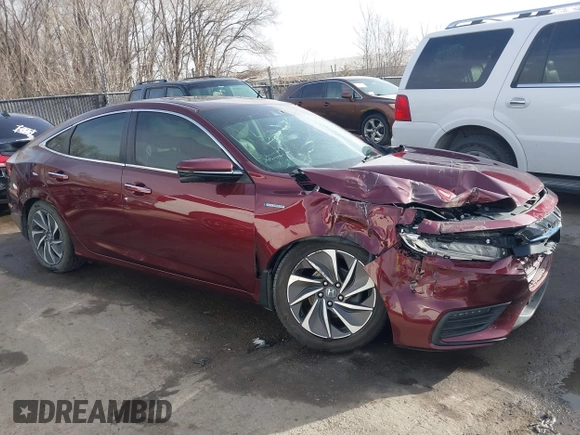 2019 Honda Insight Touring with VIN 19XZE4F95KE020308, listed as a IAAI auction lot 41814069 with 62,680 mi miles and . Bid and sale history available at carsss.com. Image 13.