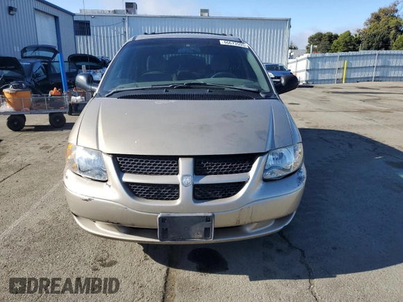 2002 Dodge Caravan EX with VIN 2B8GP74L72R693158, listed as a Copart auction lot 46673595 with 181,451 mi miles and Salvage Title. Bid and sale history available at carsss.com. Image 5.