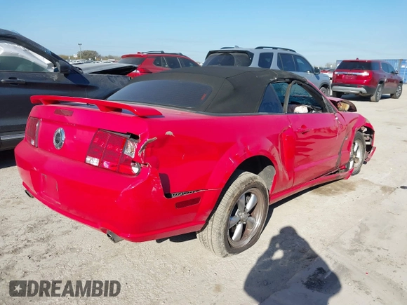 2007 Ford Mustang GT Deluxe with VIN 1ZVFT85H375292235, listed as a IAAI auction lot 41771092 with Not Provided miles and . Bid and sale history available at carsss.com. Image 4.