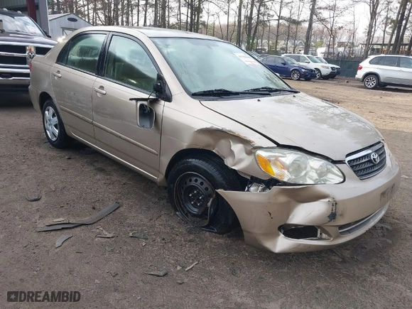 2007 Toyota Corolla CE with VIN 2T1BR32EX7C747453, listed as a IAAI auction lot 41796598 with 28,128 mi miles. Bid and sale history available at carsss.com. Image 1.