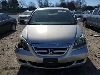 2006 Honda Odyssey EX-L with VIN 5FNRL38686B420107, listed as a Copart auction lot 49834035 with 157,304 mi miles and Salvage Title. Bid and sale history available at carsss.com. Image 5.