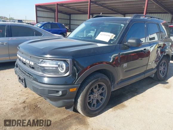 2024 Ford Bronco Sport Big Bend with VIN 3FMCR9B65RRE23786, listed as a IAAI auction lot 42235198 with 12,926 mi miles and . Bid and sale history available at DreamBid. Image 17.