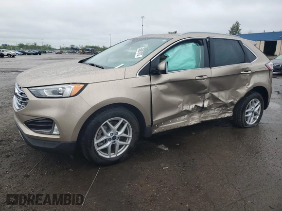 2021 Ford Edge SEL z VIN 2FMPK4J96MBA36322, wystawiony jako Copart lot #56851975 z przebiegiem 10 073 mil mil oraz Czysty tytuł • Clean title. Historia ofert i sprzedaży dostępna na DreamBid. Obrazek 1.