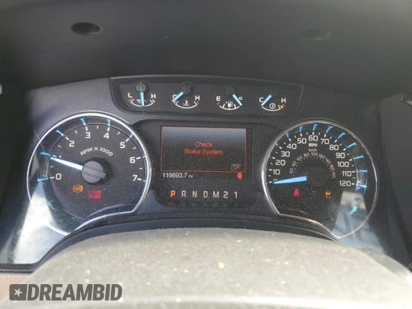2011 Ford F-150 XL with VIN 1FTEX1CM2BFB69216, listed as a Copart auction lot 58258155 with 119,693 mi miles and Salvage title. Bid and sale history available at DreamBid. Image 9.
