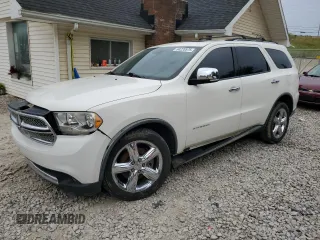 2011 Dodge Durango Citadel with VIN 1D4SE5GT7BC594890, listed as a Copart auction lot 64220575 with 140,909 mi miles and Salvage title. Bid and sale history available at DreamBid. Image 1.